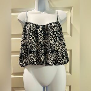 Satin Animal Print Cami